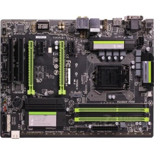 Gigabyte GA-G1.Sniper B6 used Desktop Motherboard G1.Sniper B6 LGA 1150 DDR3 32GB Original Motherboard