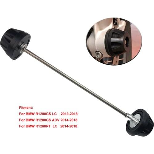 R1200GS Front Axle Fork Wheel Protector Crash Slider For BMW R 1200 GS LC Adventure ADV R1200RT 2014 -2019 2017 2018 Motorcycle