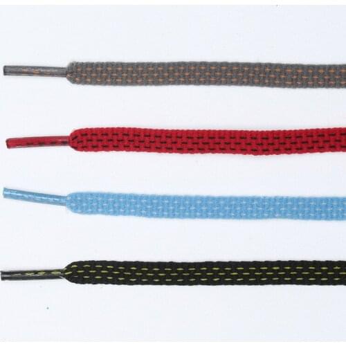 Flat Casual Shoelaces High-Quality White Shoes Sneakers Canvas Shoes Polyester Shoelaces Customizable Multi-Specification Laces