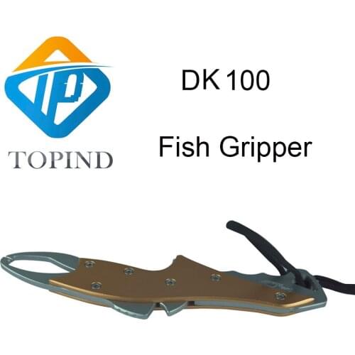 10 PCS TOPIND DK100 Fishing Pliers Corrosion Resistant Saltwater Aluminum Alloy Fish Lip Gripper