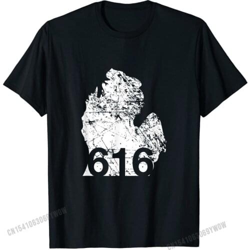 Grand Rapids Area Code 616 Shirt, Michigan Gift Design Tops Tees Cotton Men Tshirts Design Latest