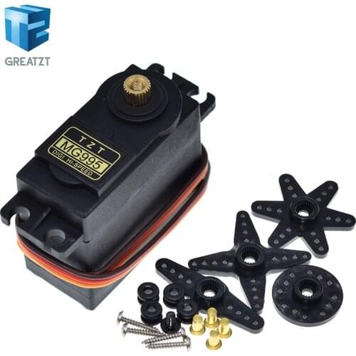 TZT MG995 55g servos Digital Metal Gear rc car robot Servo for arduino
