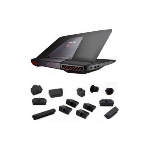 Laptop Silicone plug port cover For ASUS G751 G751JY G751JL G751JT G751JM G750 G750J G750JH G750JW G750JZ G750JS G75 G75VX G75VW