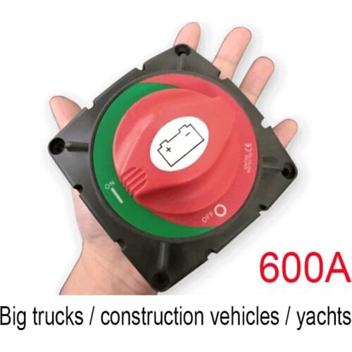 600A High Current battery switch for Truck/yacht on-off switch battery disconnect switch