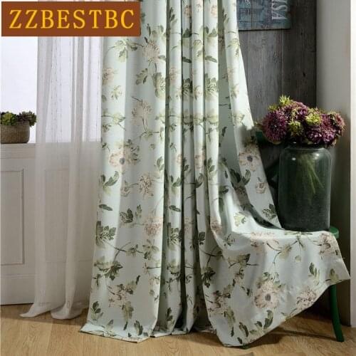 Upscale European style 3 kinds of printed Blackout curtains for the living room Window curtain kitchen window curtain Bedroom