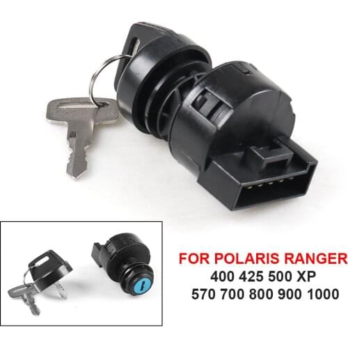3-Position Motorcycle Ignition Key Switch For Polaris Ranger 400 425 500 XP 570 700 800 900 1000