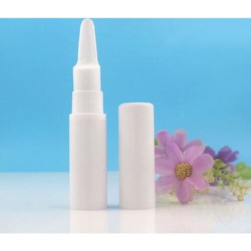 5ML white airless bottle long vacuum pump white lid lotion emulsion serum sample eye essence skin care packing