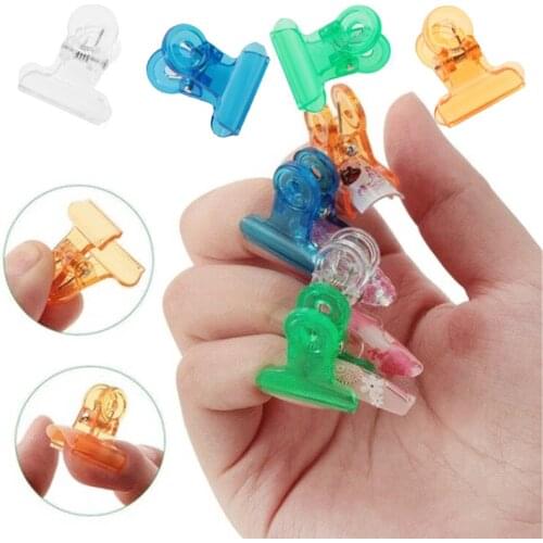 5 PACK Nail Tips Clip Colorful Transparent Finger Clips Acrylic Extension Tip Fake Nail Quick Building Girls Manicure DIY Tools