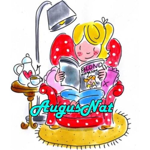 Blond amsterdam diamond painting cartoon daimond embroidery book daimont painting kid toys picture diamant rhinestones past art