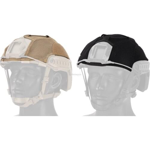 Tactical Combat Military Helmet Cover CS Wargame Airsoft Paintball Helmet Cover for Fast Helmet