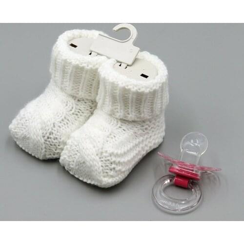 Baby Knitting Booties Shoes Babies Crochet Knitting Warm Boots Girls Boys Wool Snow Crib Shoes Winter Booties New
