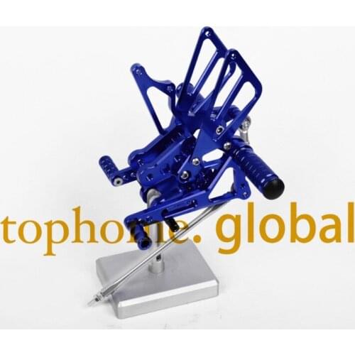 For Suzuki GSXR1000 2007 2008 Blue CNC Rearsets Foot Pegs Rear Set motorcycle footpeg