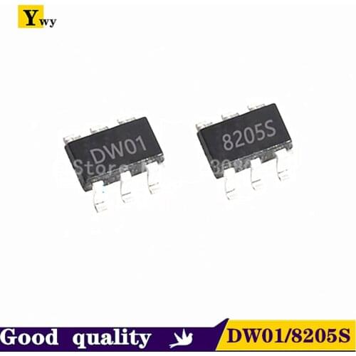 DW01+ 8205S combination SOT23-6 battery protection chip each 10pcs