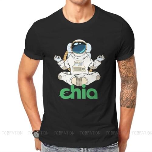 Network Crypto O Neck TShirt CHIA Coin Fabric Classic T Shirt Mans Tops New Design Fluffy