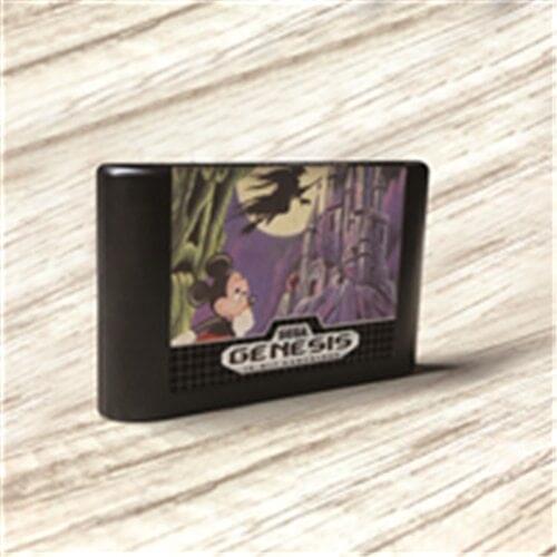 Castle of Illusion Starring Mickeyed Mouse - USA Label Flashkit MD Card for Sega Genesis Megadrive Video Game Console