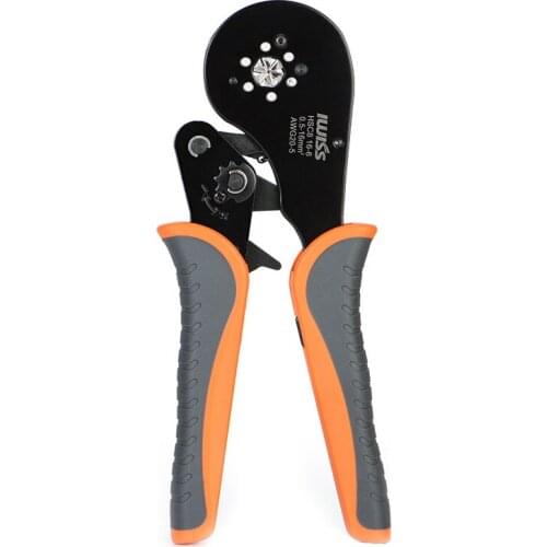 Multi-function 210mm Long Ferrule Crimping Tool Ratcheting Self-adjustable Crimping Pliers HSC8 16-6 Range Crimp Tool