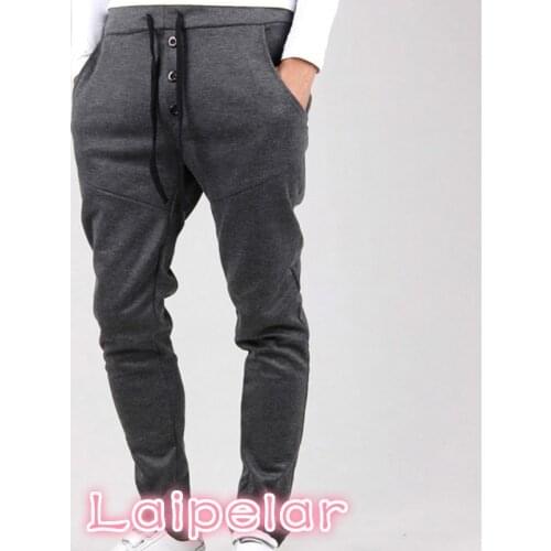 Men Casual Pants Cool New Casual Pants Tracksuit Trousers Men Harem Sweatpants Hip Hop Loose Pants Mens Joggers Laipelar