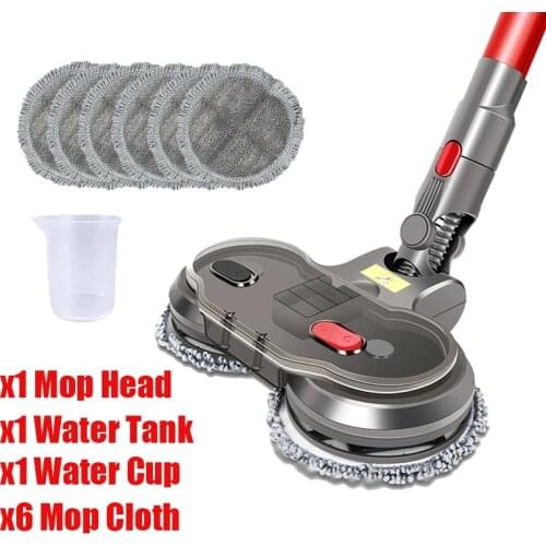 Electric Wet Dry Mop Head Accessories For Dyson V7 V8 V10 V11 Water Tank Mop Cloths Mop Pads Water Cup Replaceable Spare Parts