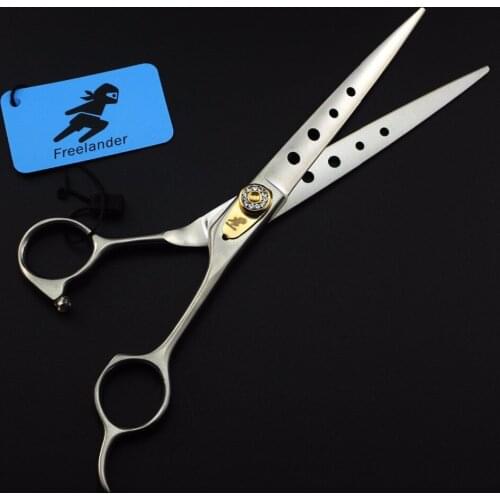 7 OR 7.5 OR 8 inch High Quality Hair Scissors rofessional Haircutting Scissor Pet Gromming Scissor with case Free Shipping