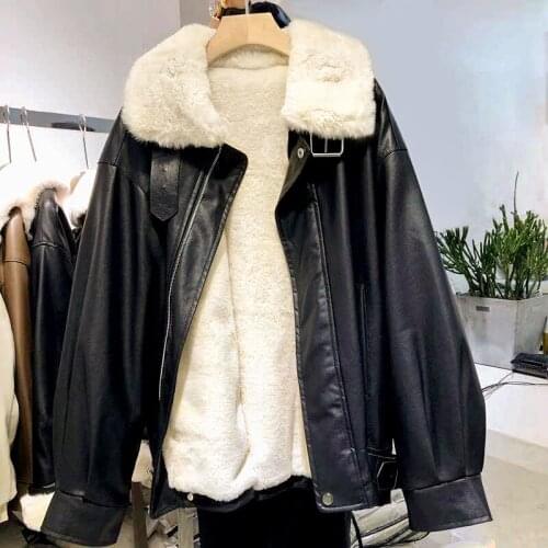 ONEIGHTWENTY Women's Leather Jackets With Fur