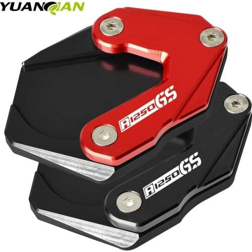 Motorcycle CNC Side Kickstand Stand Extension Plate For BMW R1250GS 1G13(K50) R 1250 GS Adventure R 1250 GS Side Stand Enlarge