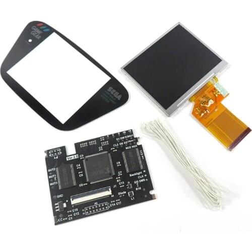 Highlight V-3.1 LCD Full Screen Compatible with Sega gg Gaming Rig Vga Adjustable Brightness,Great Performance