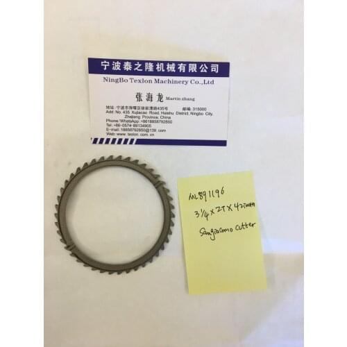 Sangiacomo Fantasia 5CUS Socks Machine Use Saw Cutter ML891196 --3 1/4X2TX42Teeth