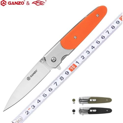 Firebird Ganzo G743-1 440C G10 or Wood Handle Folding knife Survival Camping tool Hunting Pocket Knife tactical edc outdoor tool