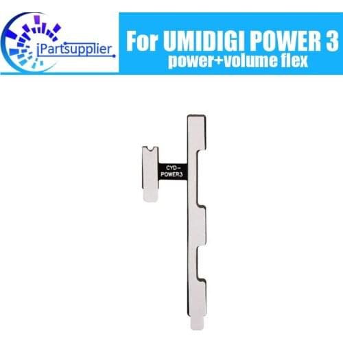 UMIDIGI POWER 3 Side Button Flex Cable 100% Original Power + Volume button Flex Cable repair parts for UMIDIGI POWER 3