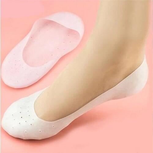 High Quality Foot Moisturizing Sock Full Length Silicone Gel Socks Cracked Feet Protector Foot Care Tool Hot Sale 1 Pair