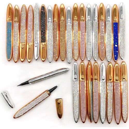 2021 Liquid Eyeliner Magic Waterproof Eyeliner Glue Pen Long Lasting Clear Black Brown Makeup Lash Liner Pen