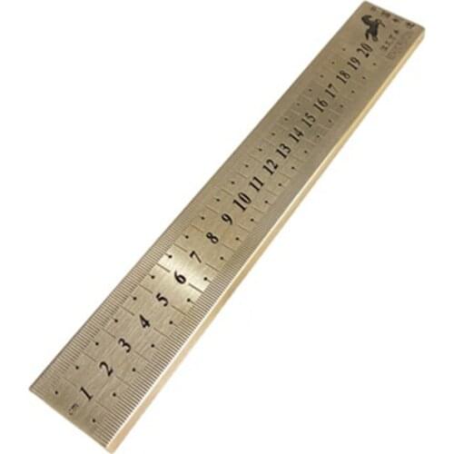20 cm pure copper ruler brass ruler