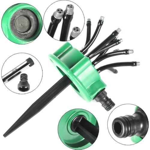 Multifunctional Flexible 360 Degree Water Spray Head Lawn Garden Grass Irrigation Sprinkler Nozzle