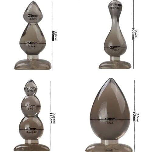 4 Style Massage Adult Sex Products Big Anal Plug Large Dildo Butt Plug Anal Toys Penis Flirt Masturbate Sex Products New