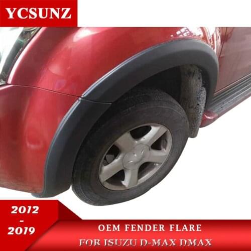 2012-2019 OEM Fender Flares Accessories Mudguards For Isuzu D-max dmax 2012 2013 2014 2015 2016 2017 2018 2019 wheel arches