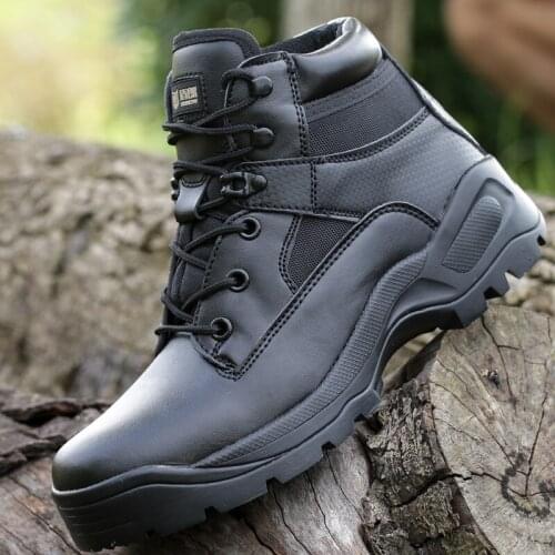 Low help army special forces tactical combat boots mens military fans outdoor training wear-resistant climbing shoes