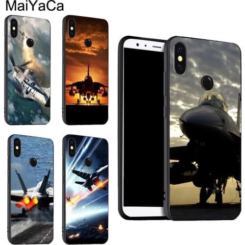 Aircraft Jet Airplane For POCO X3 F2 Case For Redmi Note 9 Pro 8 7 8T 9S 9A 9C For Mi Note 10 Lite 9T A3 Coque