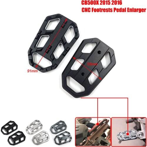 For Honda CB500X CB500 X CB500-X 2015-2016 Aluminum CNC Moto Billet Foot Wide Pegs Pedals Rest Footrests