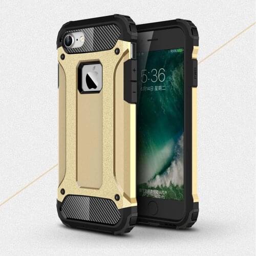 Double Protection Armor Case For iPhone 7 Case Cover TPU Matte Cover For iPhone 8 7 Plus 6 6S Plus XR XS Max Luxury Cases Fundas