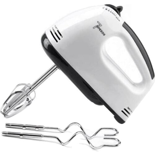 7 Gear Electric Egg Beater Automatic Hand Mixer Blender Plastics Rotating Push Whisks Whipped Cream Mixer Stirrer