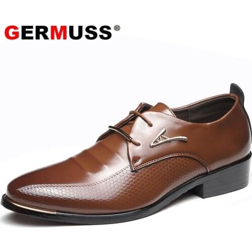 Мужские лакированные туфли GERMUSS China At AliExpress