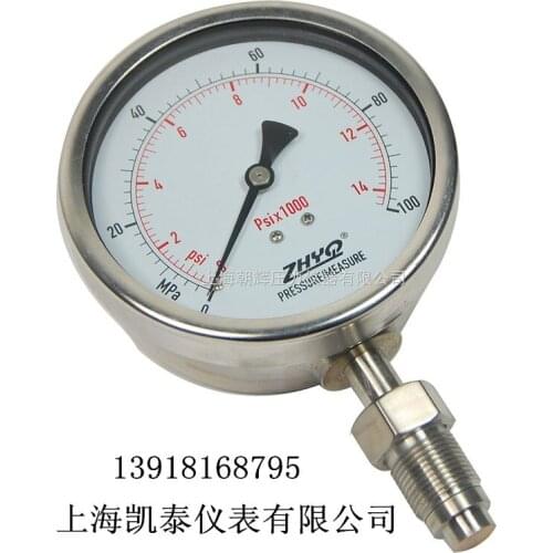 Hygienic diaphragm pressure gauge PT124Y-620-150MPa-M20-33mm ZHYQ