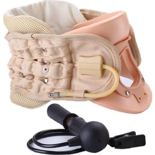 Air Traction Neck Cervical Traction Device Inflatable Neck Collar Cervical Spondylosis Massage Stretch Therapy Neck Correction
