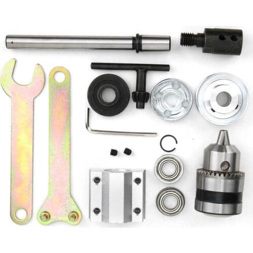 Unpowered Spindle Assembly DIY Woodworking Cutting Grinding Table Drill Accessory B12 Drill Chuck Spindle Assembly