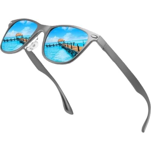 New Mens Polarized Sunglasses All Aluminum Magnesium Alloy Spring Leg Colorful Glasses Lunette De Soleil Femme Marque De Luxe