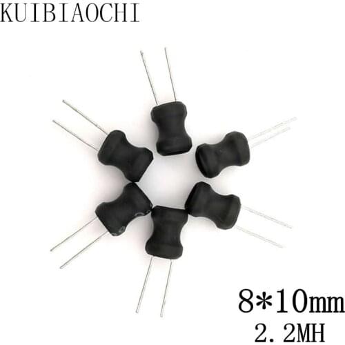 New 20pcs/LOT Power Inductor DIP 8*10mm 2200UH 2.2MH 0810 high quality