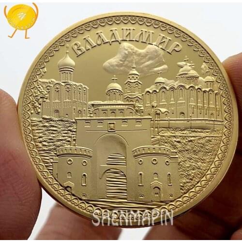 Pushkin city Catherine Palace Commemorative Coin World Heritage Coins Collectibles Russian Peter the Great History Culture Coins