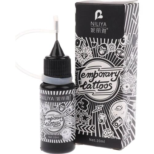 10ml Professional Semipermanent Henna Tattoo Ink Paste Cones Organic Juice Ink Mehendi Body Art Paint Cream Tattoo Supply Tool