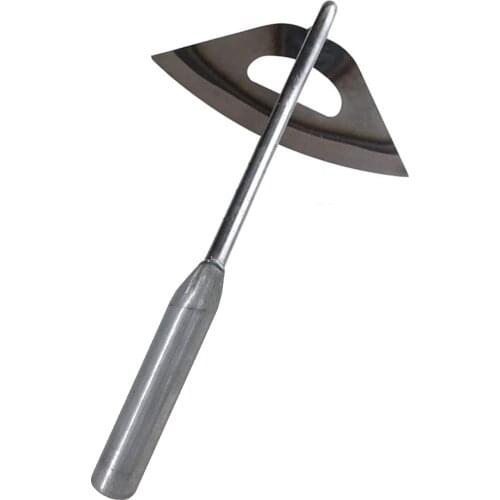 Hand Hoe Lightweight Hand-held Hardened Hollow Hoe Garden Edger Weeder Sharp Gardening Weeding Tool for Backyard Weeding Plant