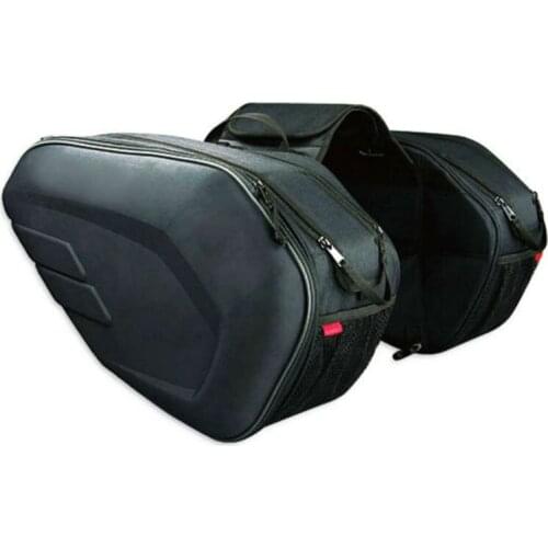 36L-58L Motorcycle Bike Pannier Luggage Saddle Bag Side Seat Waterproof Rear Seat Back Saddle Storage Travel Pack Carry Tail Bag